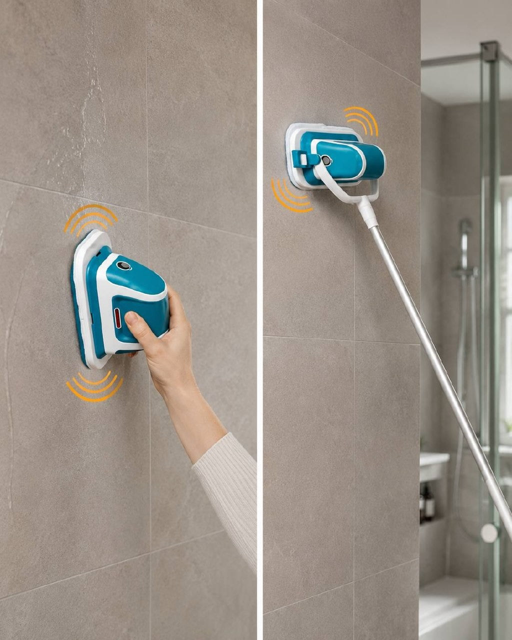 Cordless Multi Scrubber – 1500 VPM, Telescopic Handle & Washable Pads