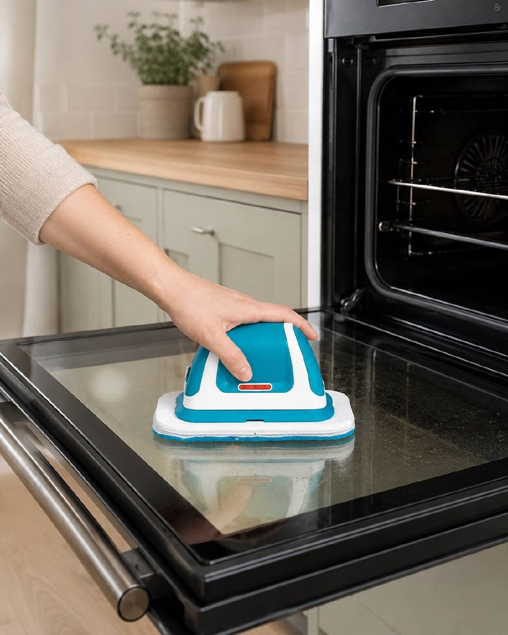 Cordless Multi Scrubber – 1500 VPM, Telescopic Handle & Washable Pads