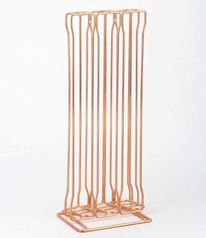 large-gold-multi-column-metal-coffee-capsule-rack