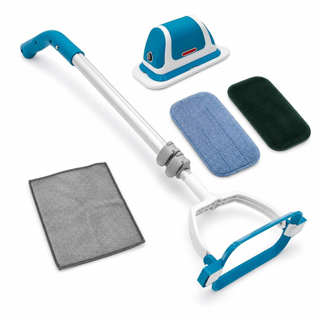 Cordless Multi Scrubber – 1500 VPM, Telescopic Handle & Washable Pads