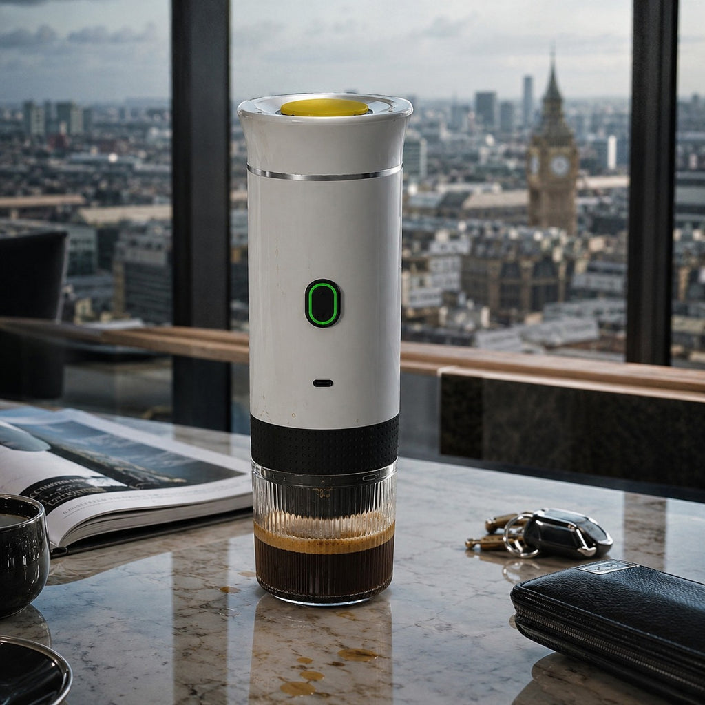 portable electric espresso maker white-London