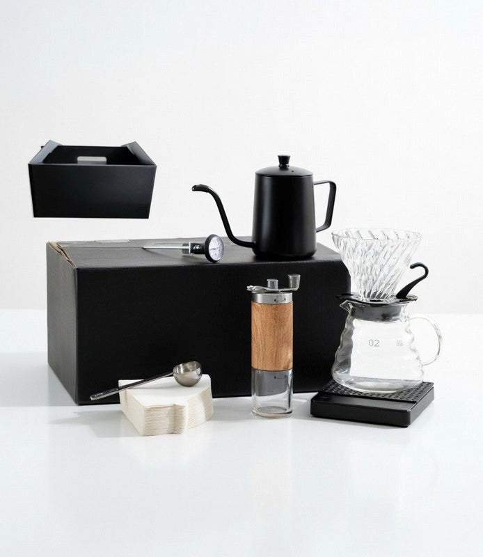 unpacked-pour-over-coffee-brewing-kit-with-thermometer-kettle-and-scale
